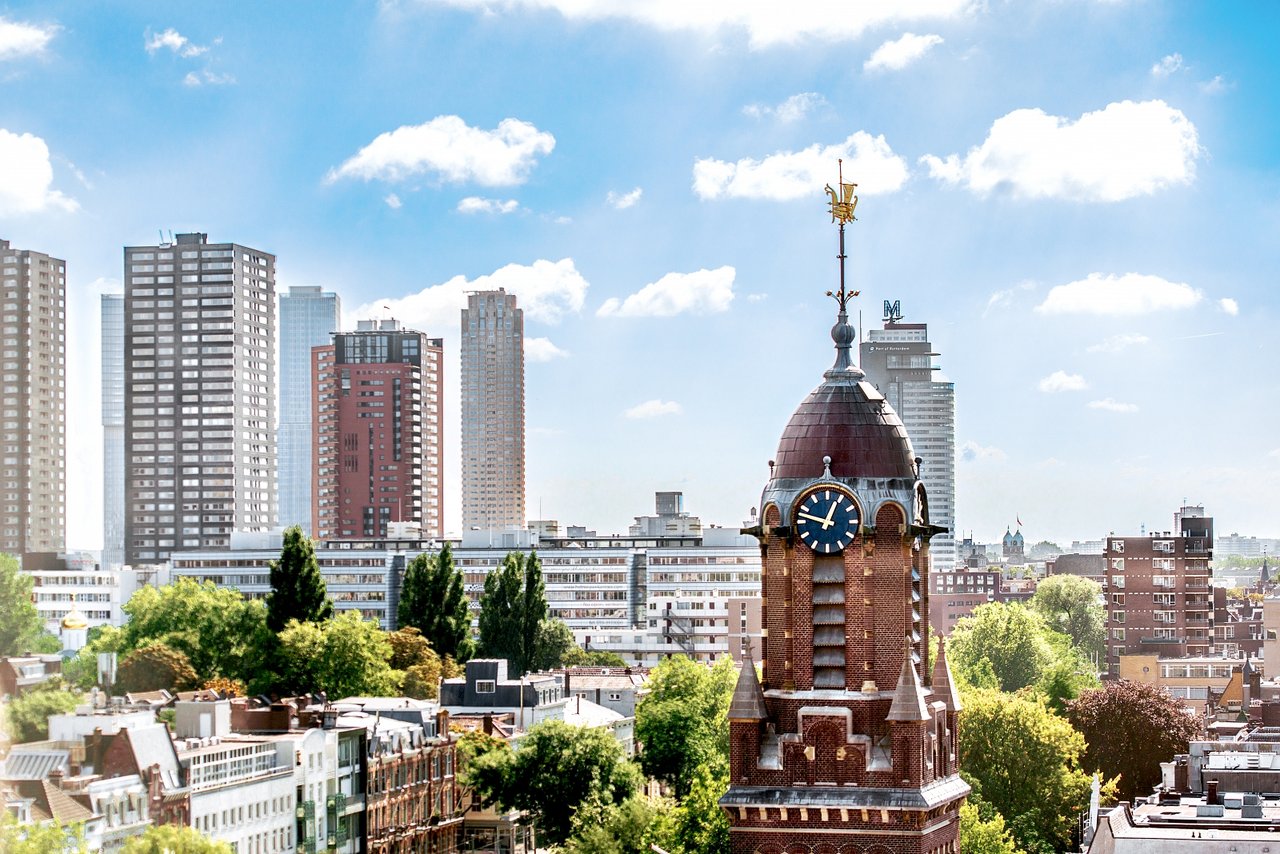 Adembenemend uitzicht over Rotterdam