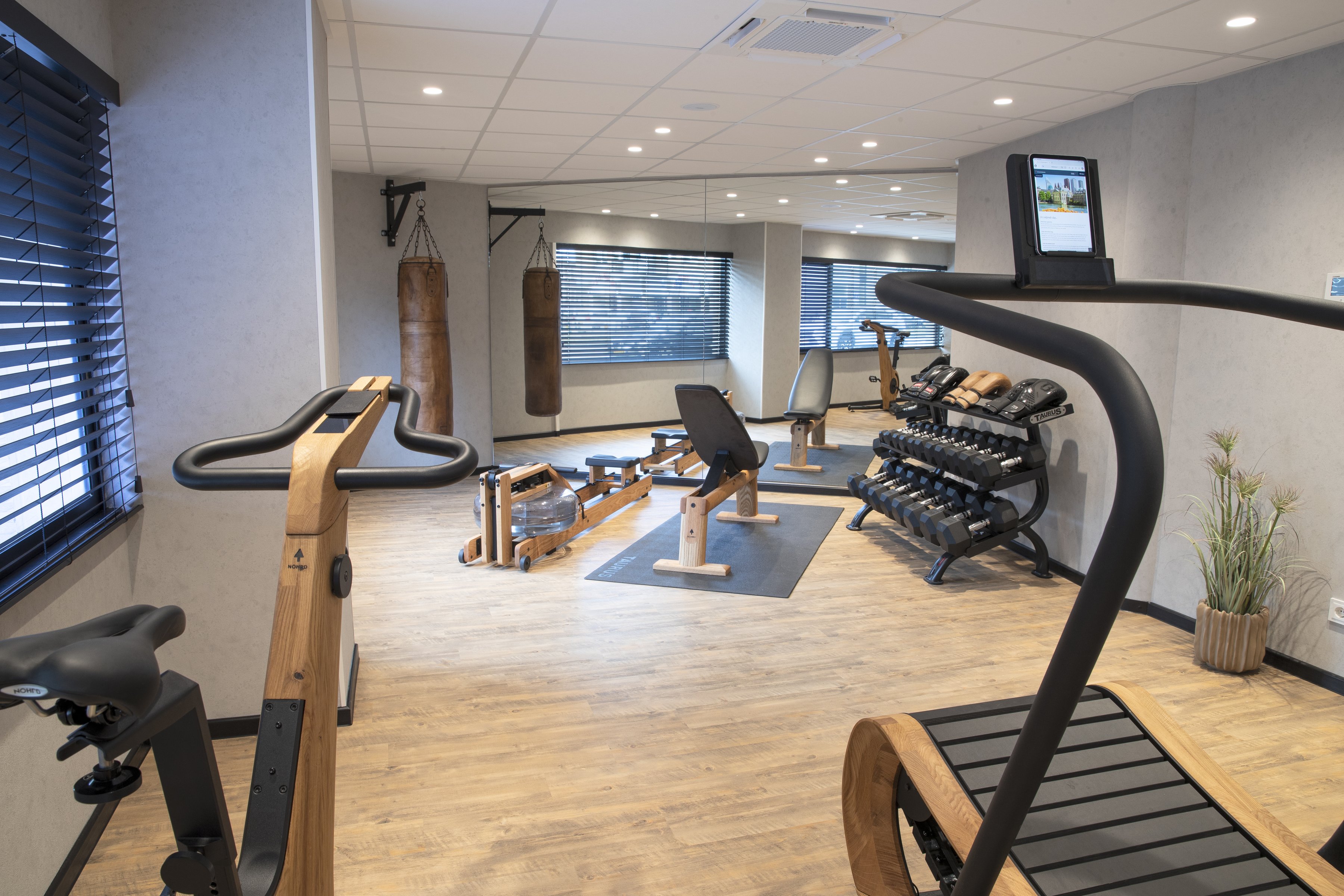 Fitnessraum des Bilderberg Europa Hotel Scheveningen.