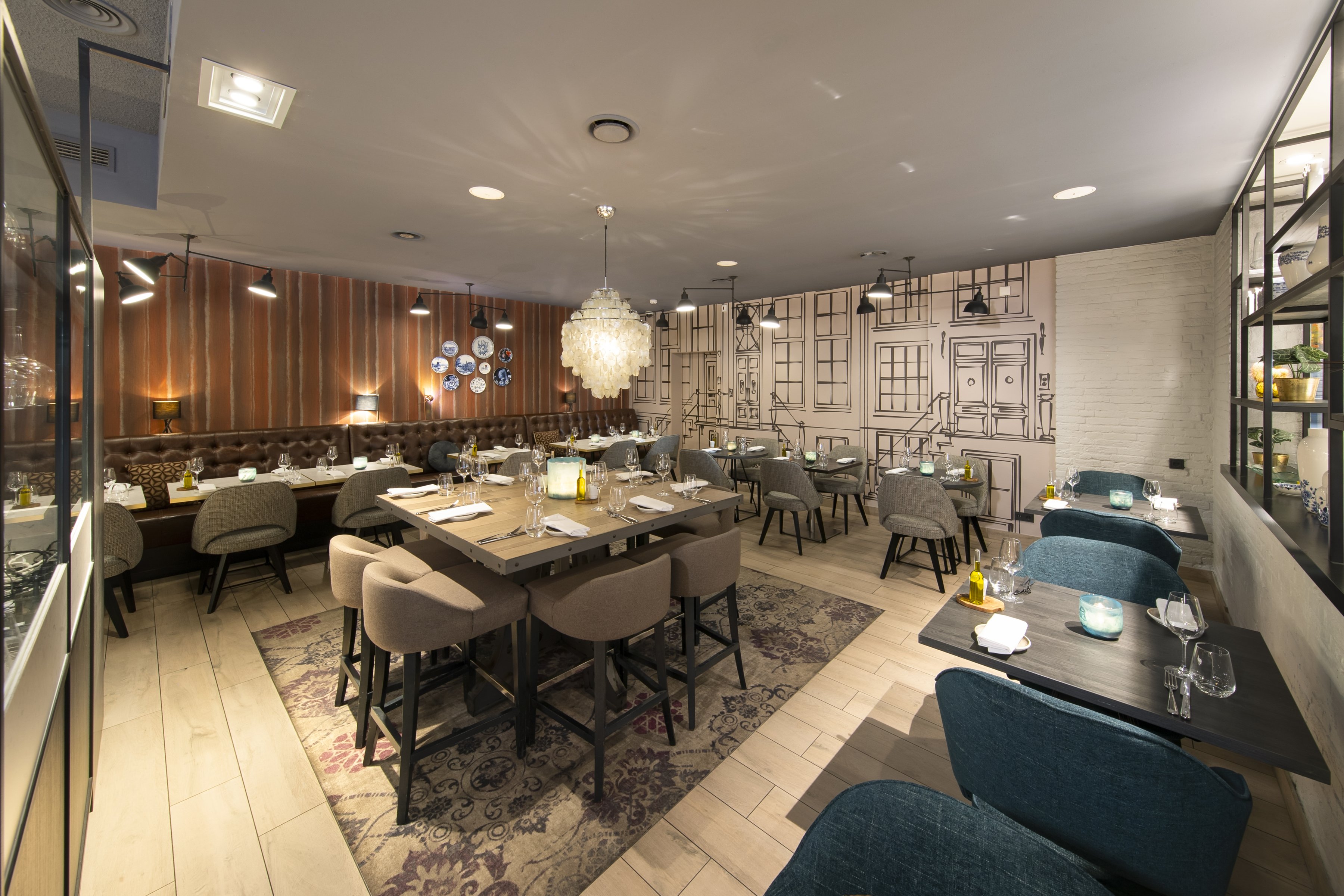 The Bar-Bistro of Garden Hotel Amsterdam