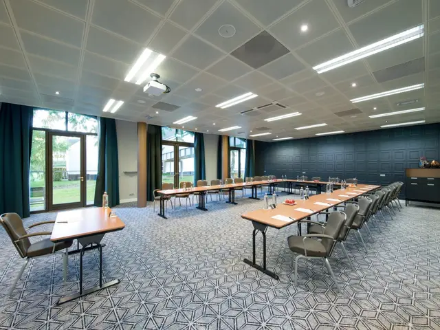 U opstelling in een board room