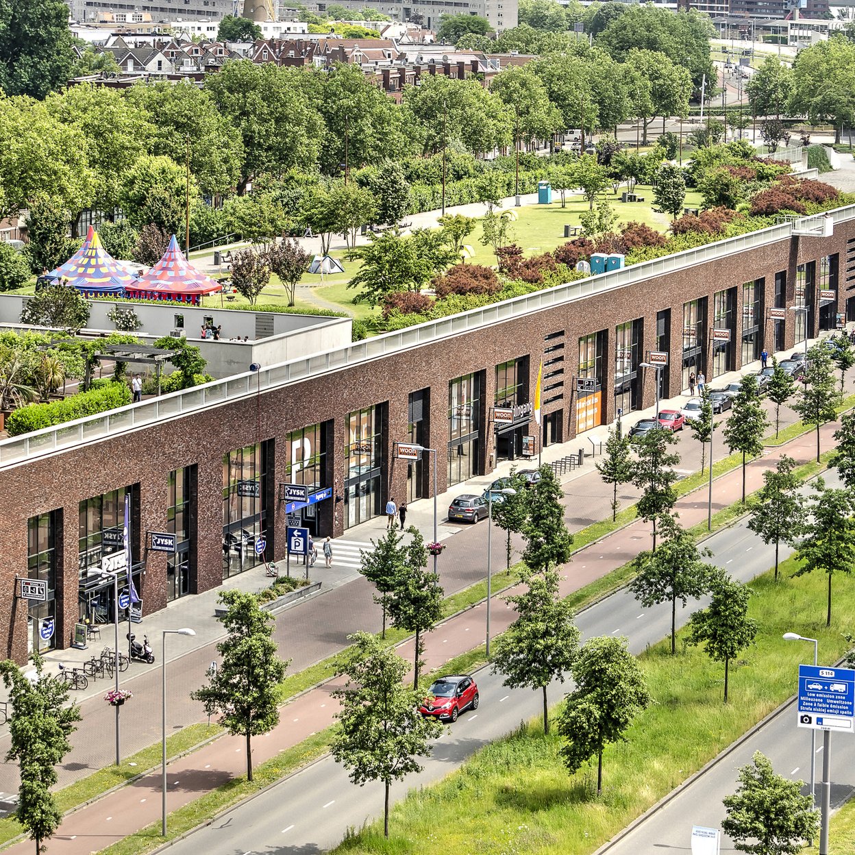 Dakpark in Rotterdam