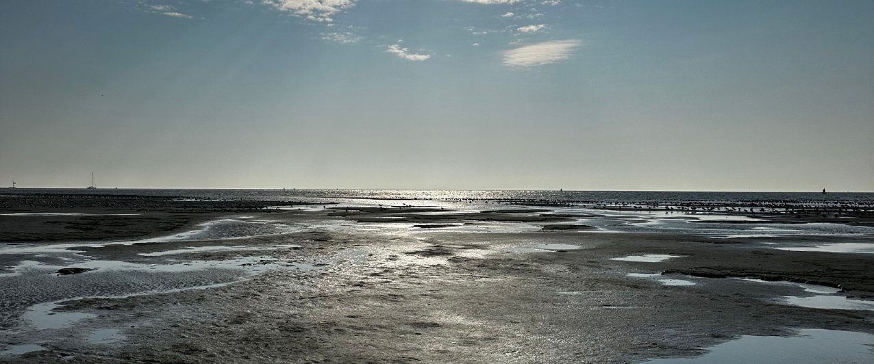 Foto van het strand op waddeneiland Terschelling