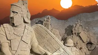 Zandsculpturen van Het Romeinse Rijk